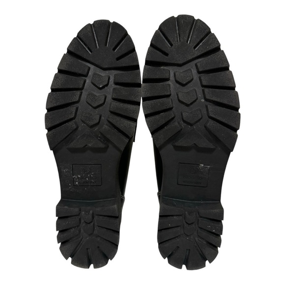 Blondo Daina Black Leather Chunky Lug
Platform Waterproof Penny Loafers Size 9.5 - Picture 13 of 15